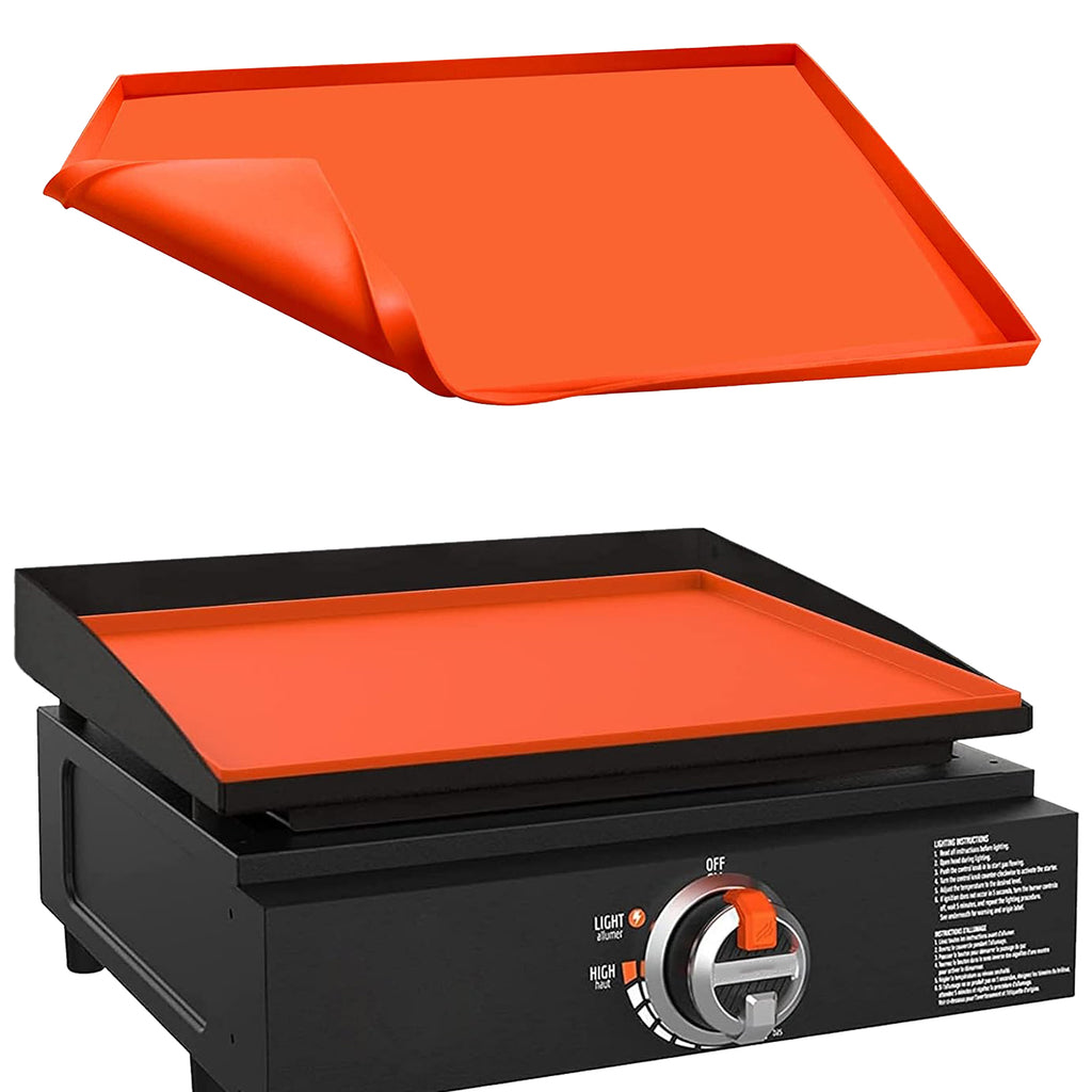 Protebox 17" Silicone Griddle Mat for Blackstone 17 Inch Grill, Heavy Duty Food Grade Silicone Griddle Cover, Protect Your Grill from Dirt & Rust All Year Round